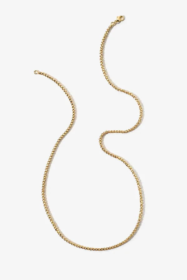Gouden Ketting Vierkante Schakels Rogue Block Chain