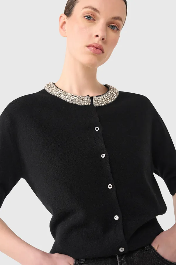 Moon Black Rhinestones