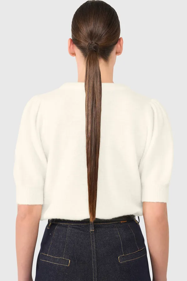 Peyton Off White Steentjes