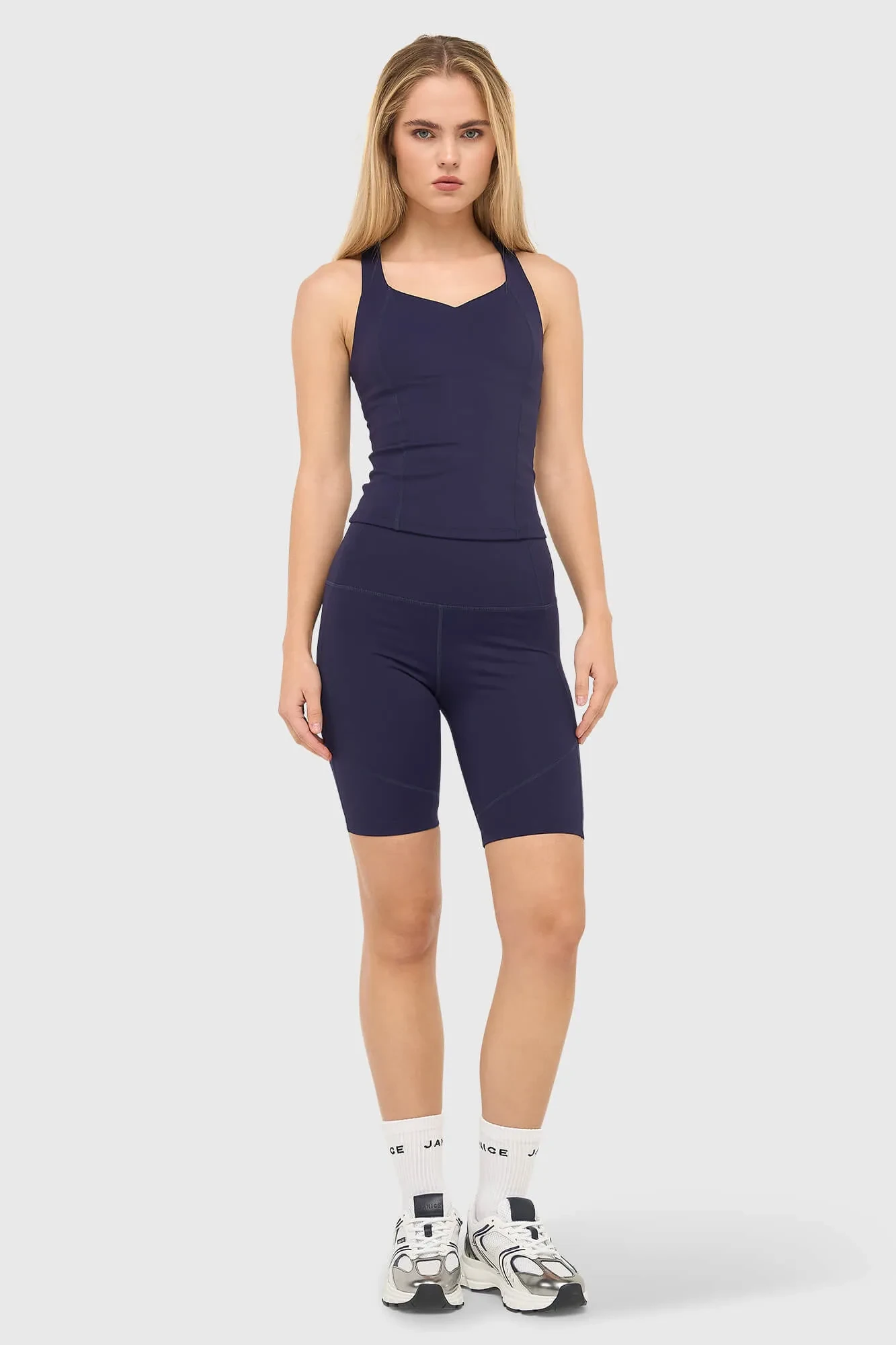 Short Sports Leggings Shorts, Cole Blue