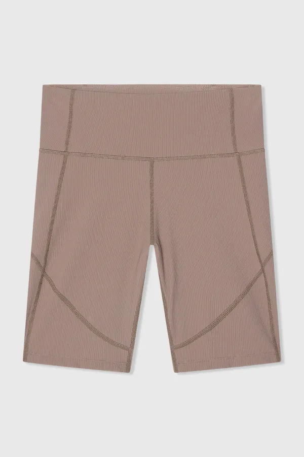 Short Sports Leggings Shorts Cole Brown
