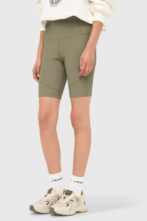 Short Sports Leggings Shorts Cole Green
