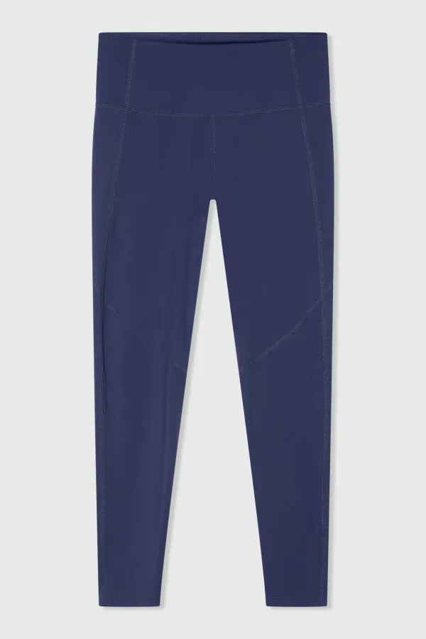 Legging Dames Sport Active Wear Ye Blauw