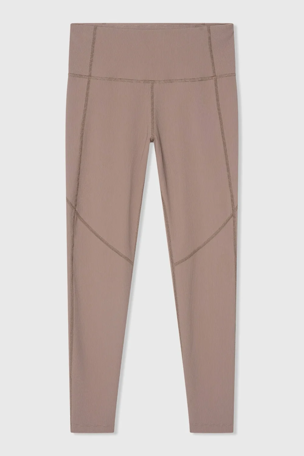 Women's Activewear Leggings, Ye Brown Rib