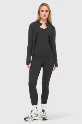 Black Women's Sports Activewear Leggings Ye