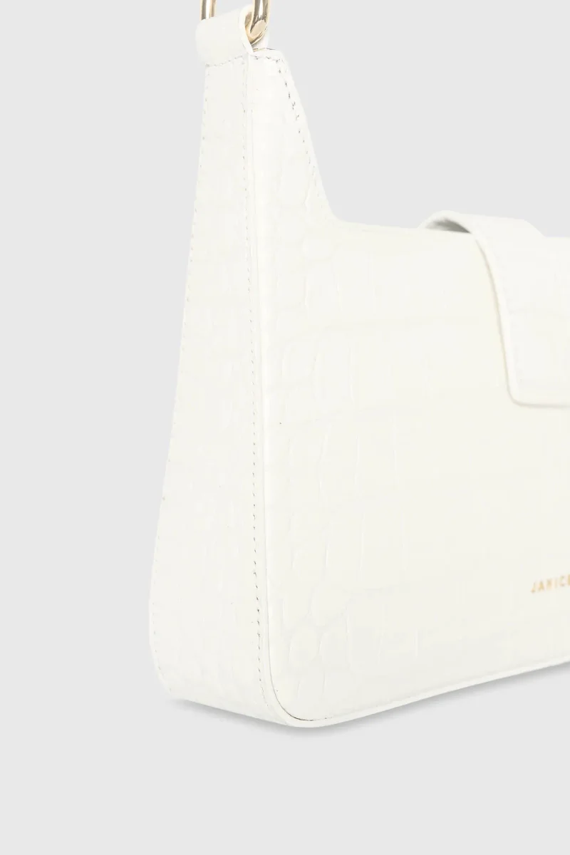 Off-White Croco Leather Handbag by Conan