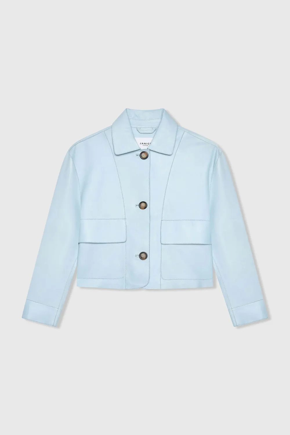 Lederjacke für Damen, William, Blau