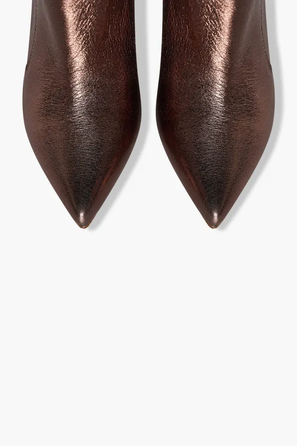 Laarsje Dames Leer Stewart Brons Metallic