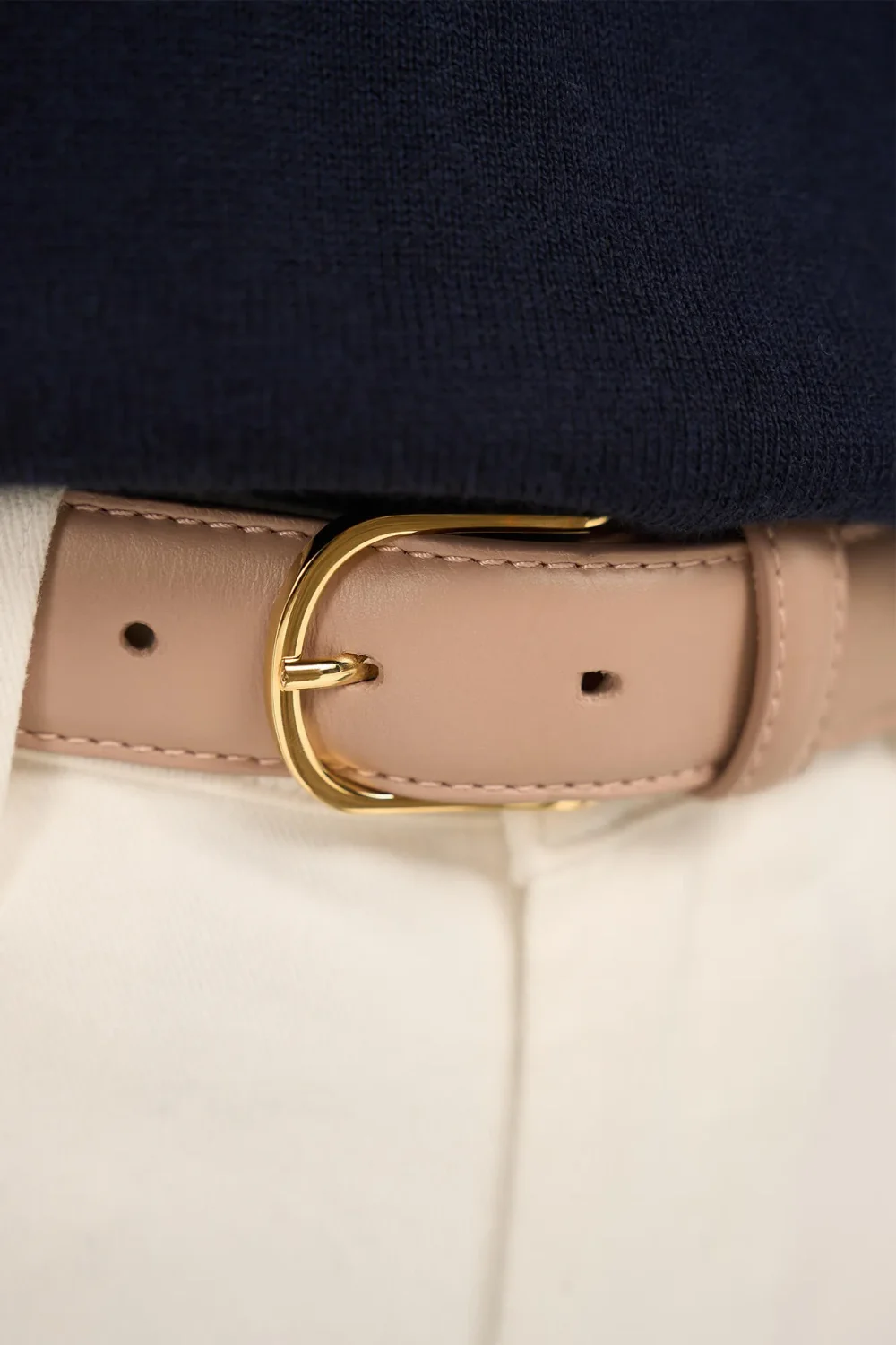 Women's Leather Belt Chase Taupe