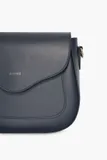 Leren Crossbody Dames Nixon Navy Blue