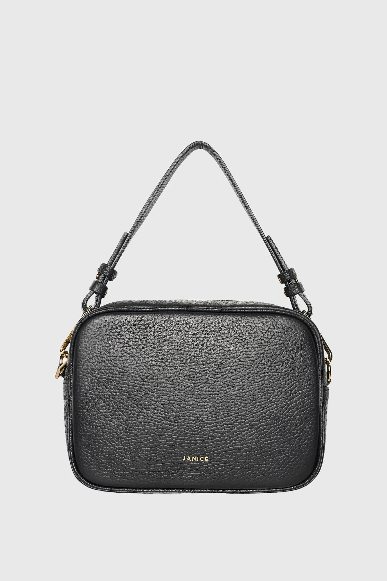 Women's Leather Crossbody Bag Bruce Black