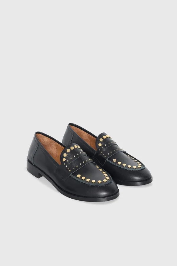 Boy Zwart Goud Studs