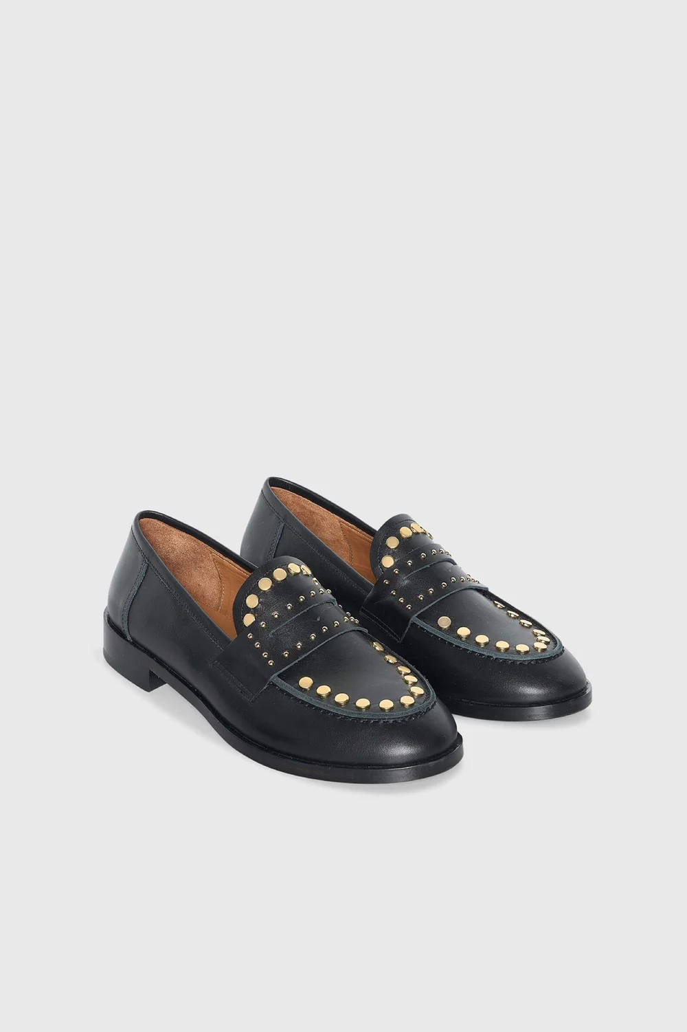 Boy Zwart Goud Studs