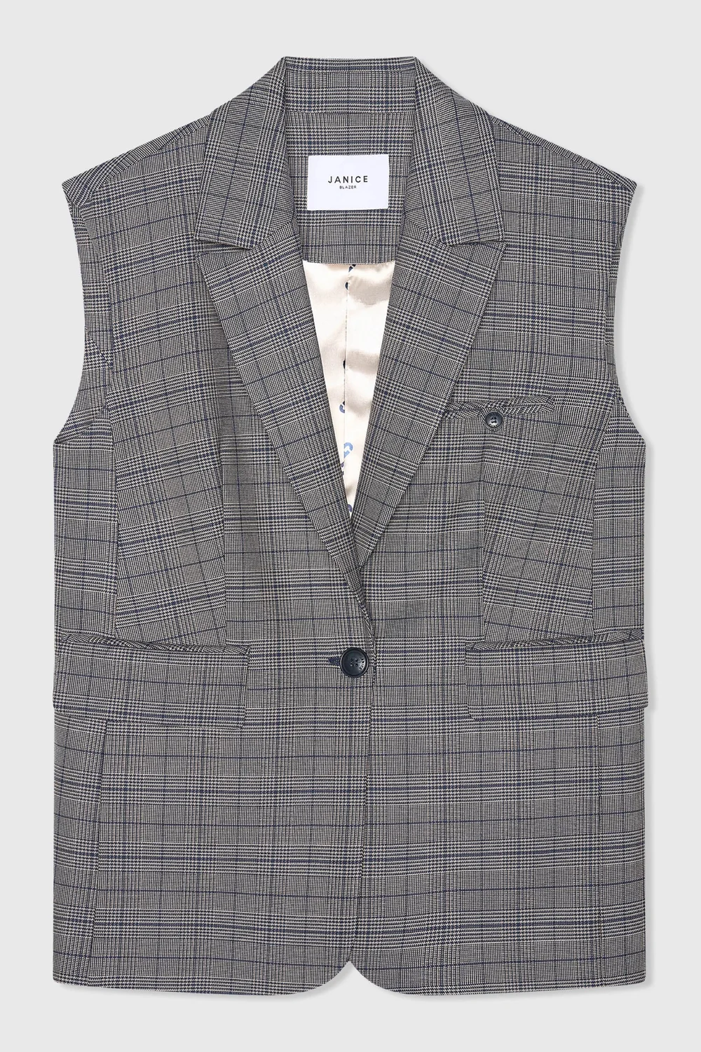 Marvin Blauw Ruit