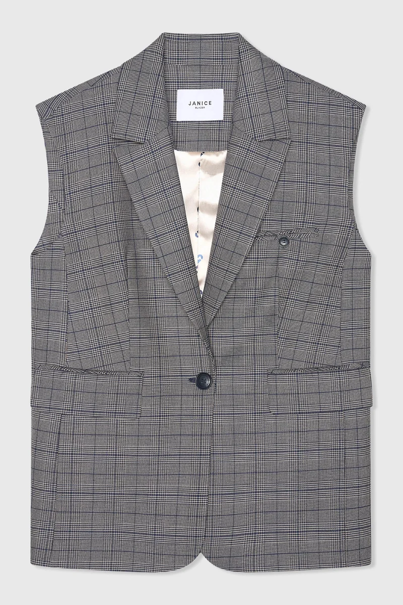 Marvin Blauw Ruit