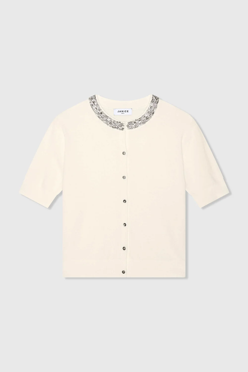Moon Off White Rhinestones