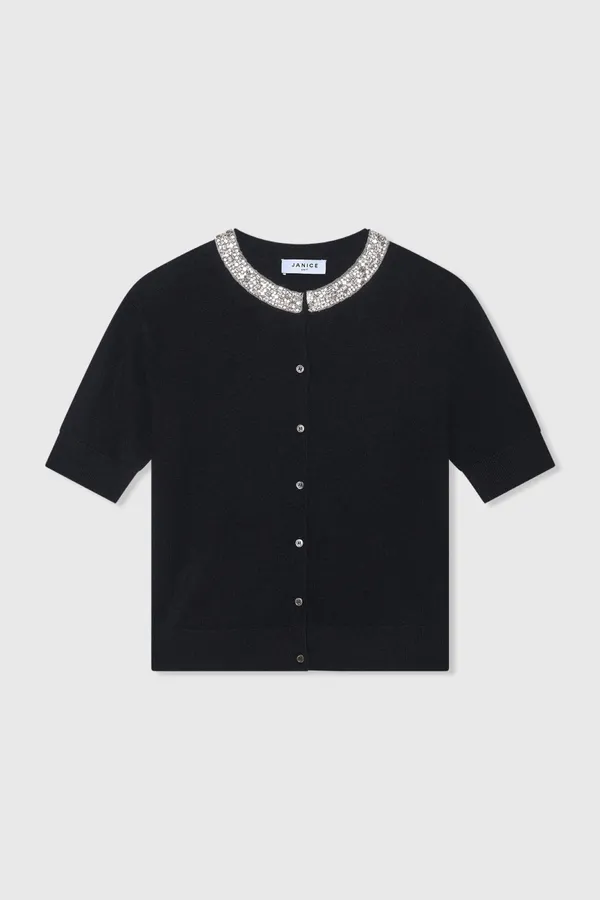 Moon Black Rhinestones