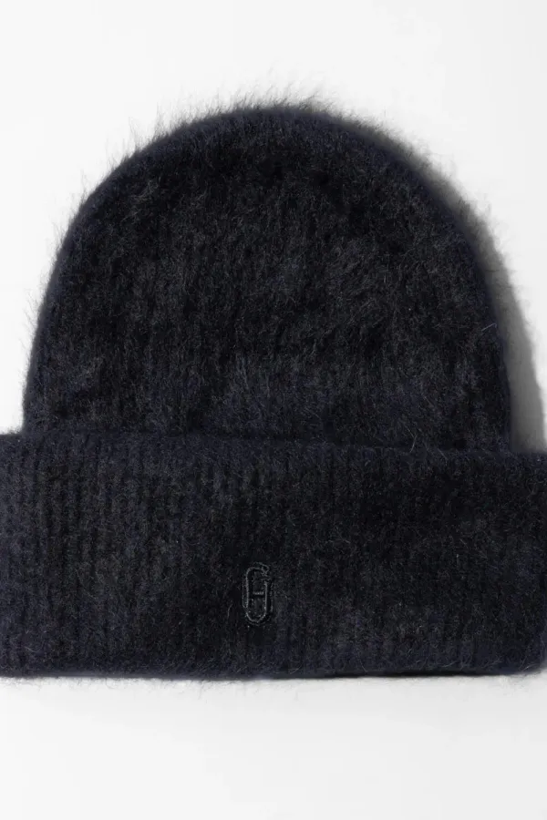 Cashmere Muts Brushed Jett Zwart