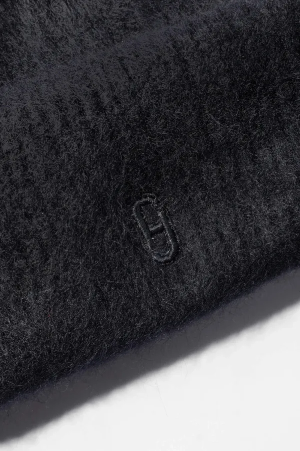 Cashmere Muts Brushed Jett Zwart