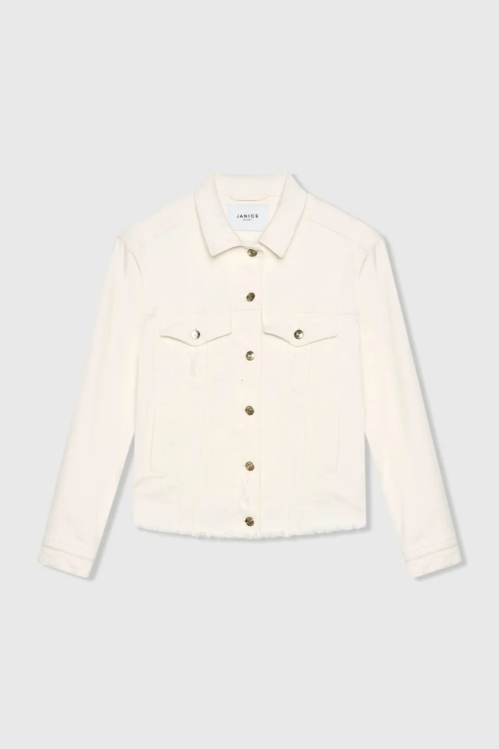 Off-White Stretch Denim Jacket Gregory 264