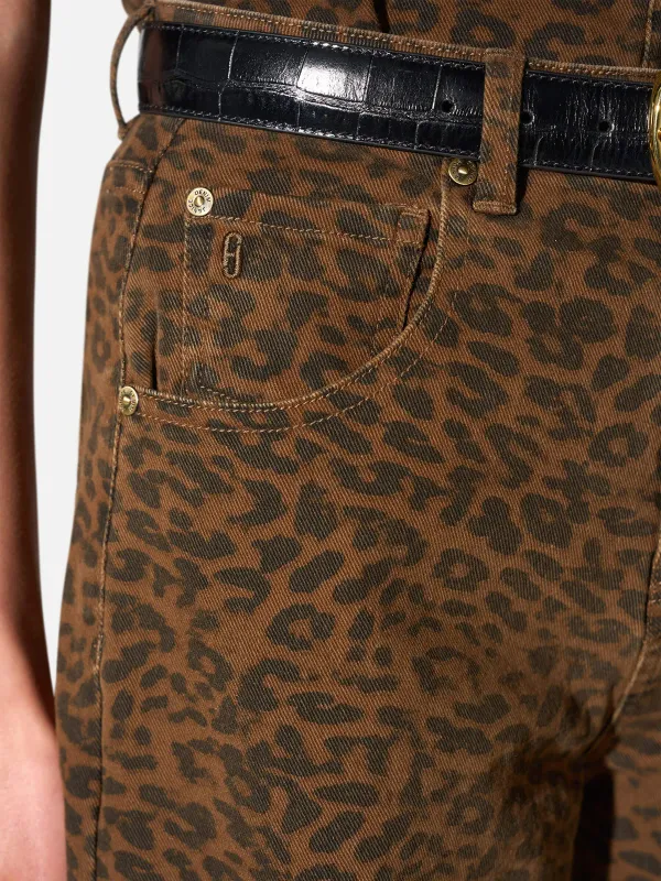 Panterprint Barrel Jeans Dames Stretch Mid Rise Baxter