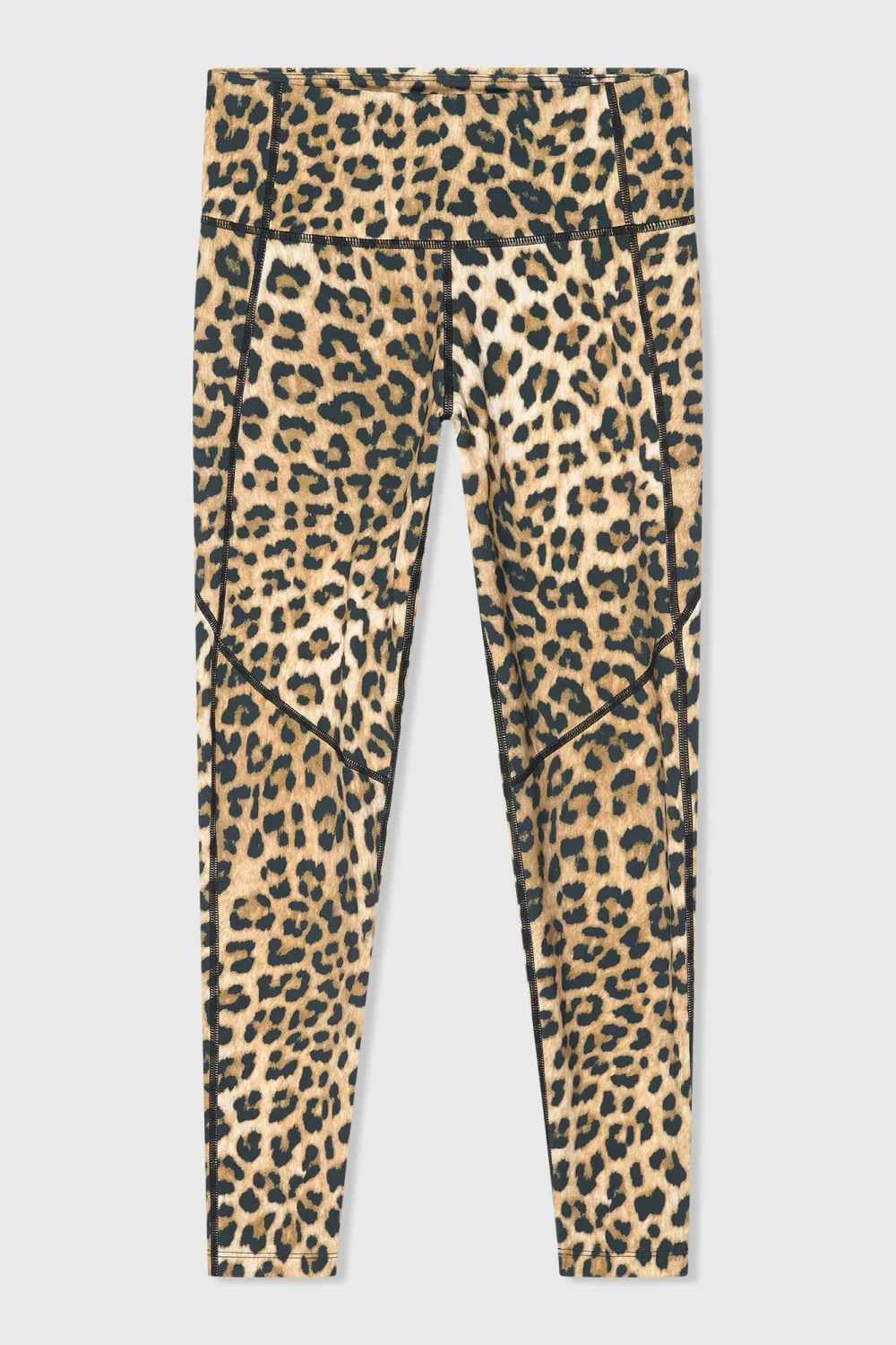 Women's Leopard-Print Leggings - Sports Activewear Ye