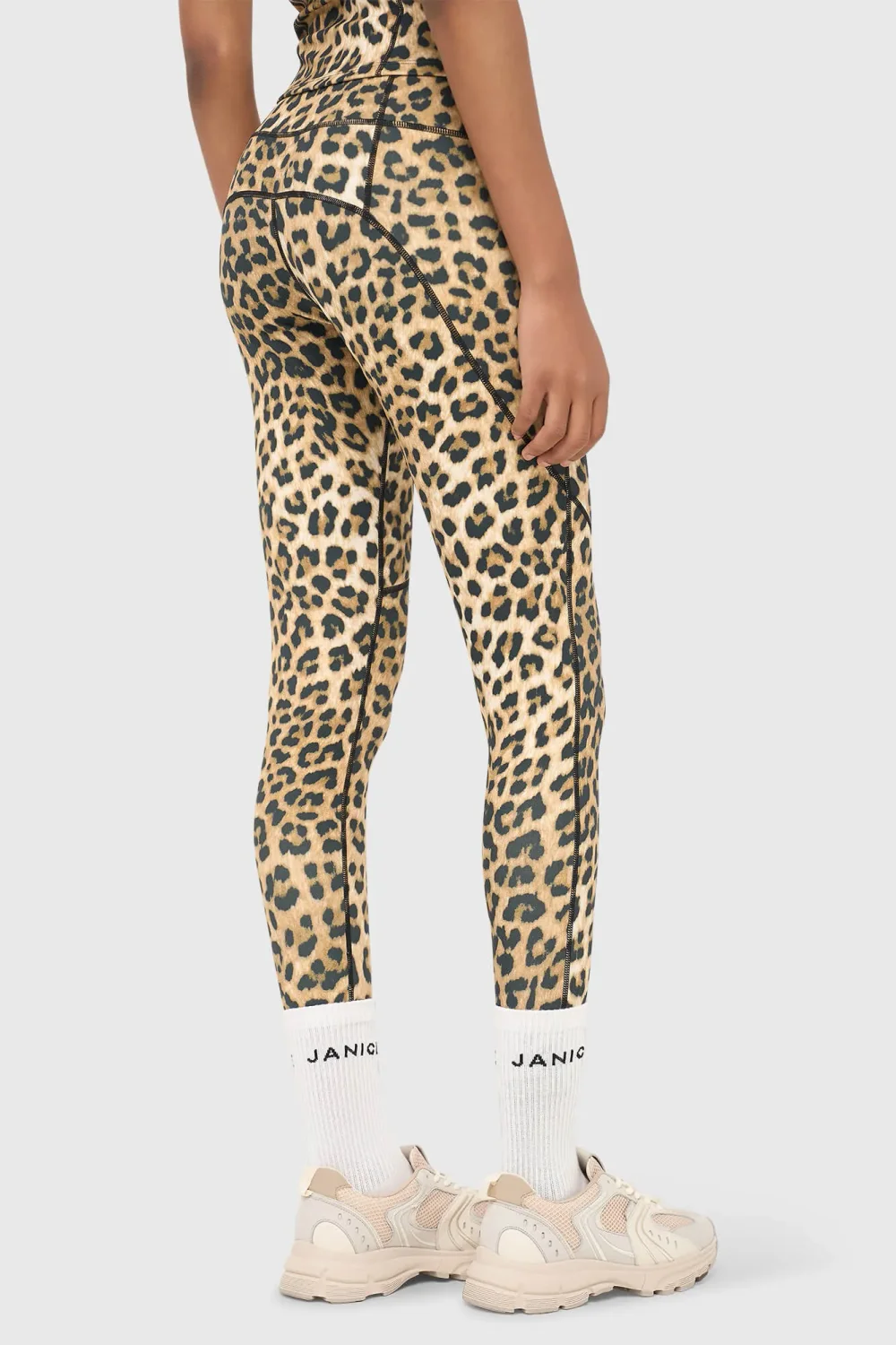 Women's Leopard-Print Leggings - Sports Activewear Ye