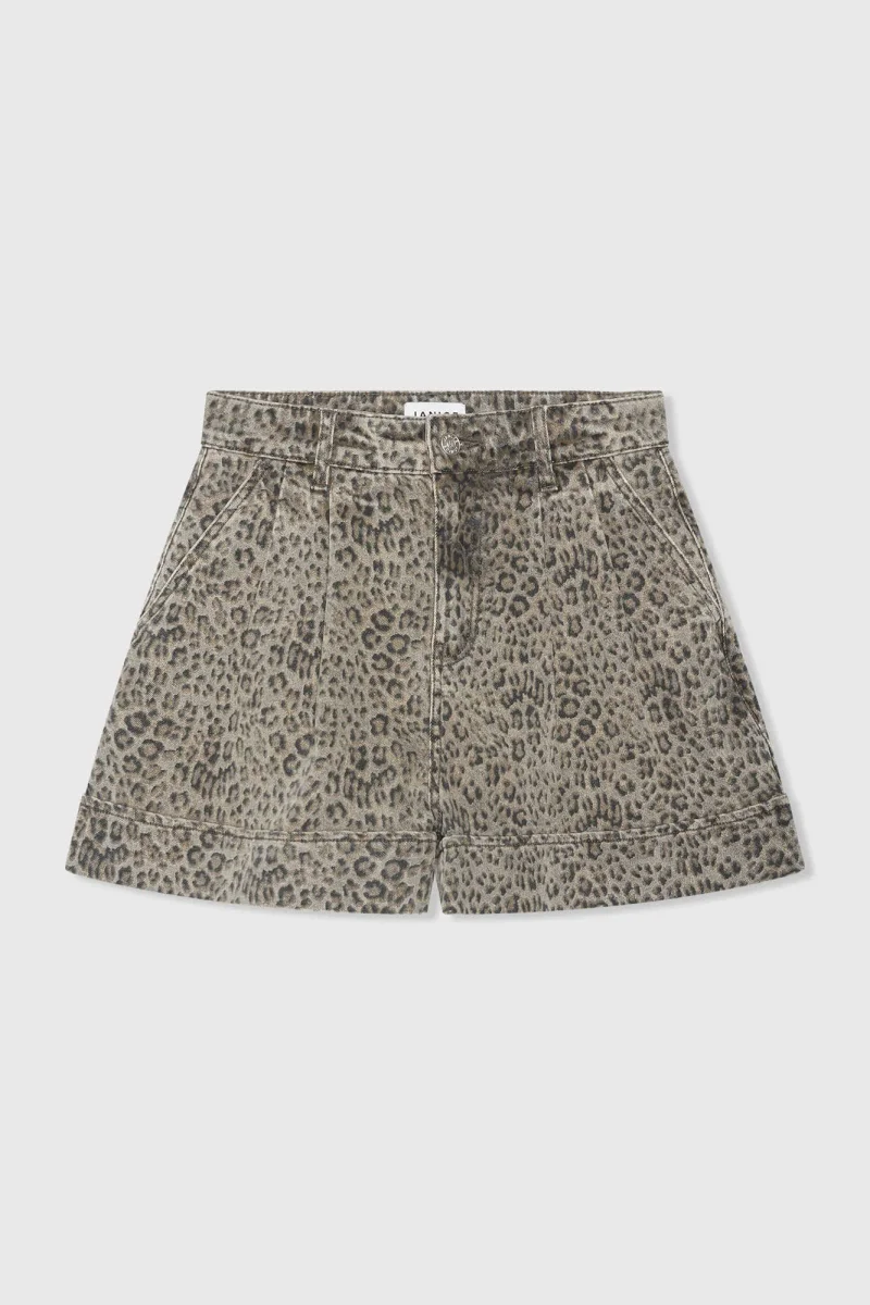 Women's Leopard-Print Shorts by Arthur Jeans