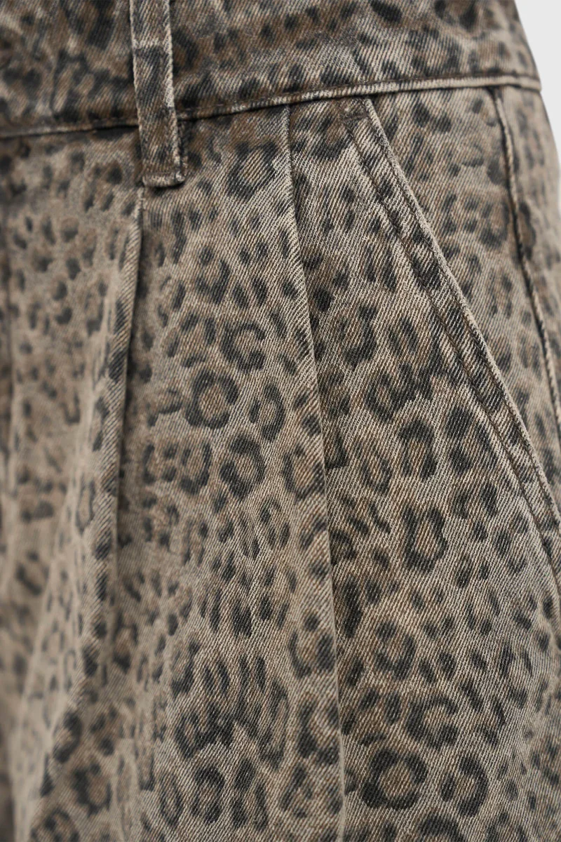 Women's Leopard-Print Shorts by Arthur Jeans
