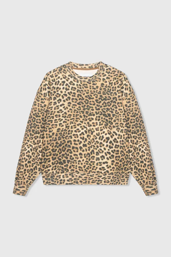 Women's Cotton Owen Leopard-Print Sweater