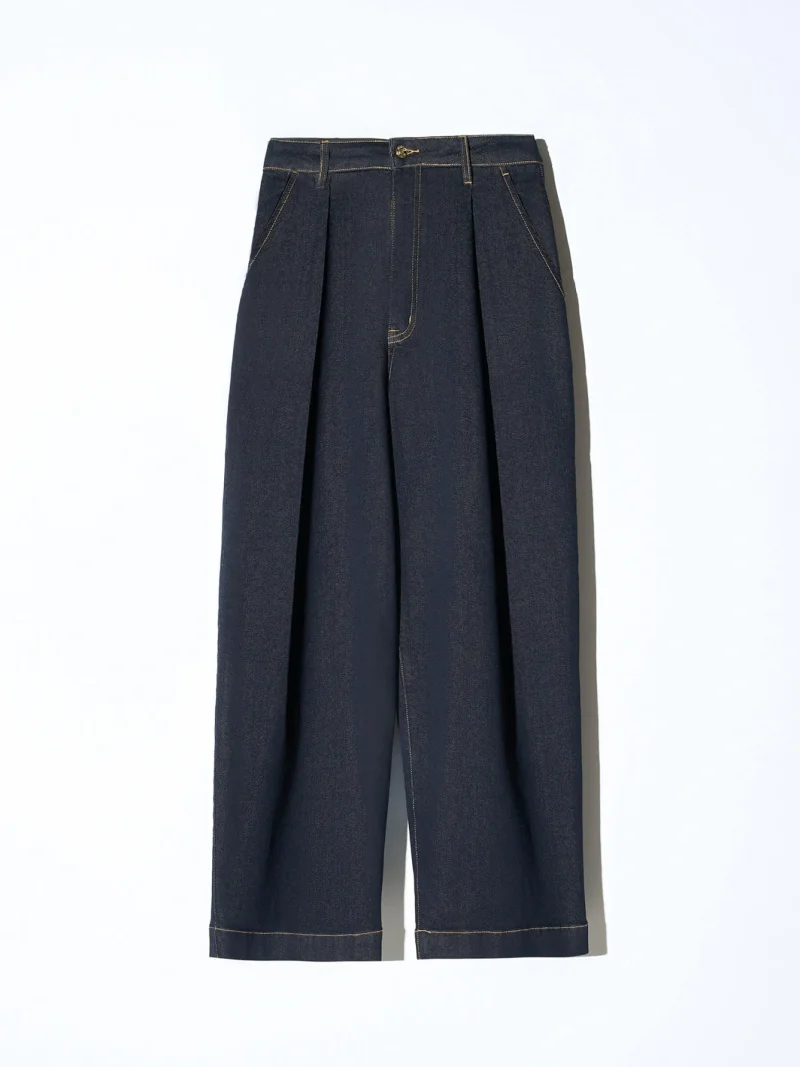 Paperbag Jeans Dames Steekzakken Barrel Balti Japanse Denim