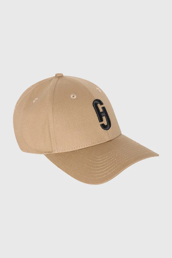 Damen-Kappe mit Logo, beige, Jeff
