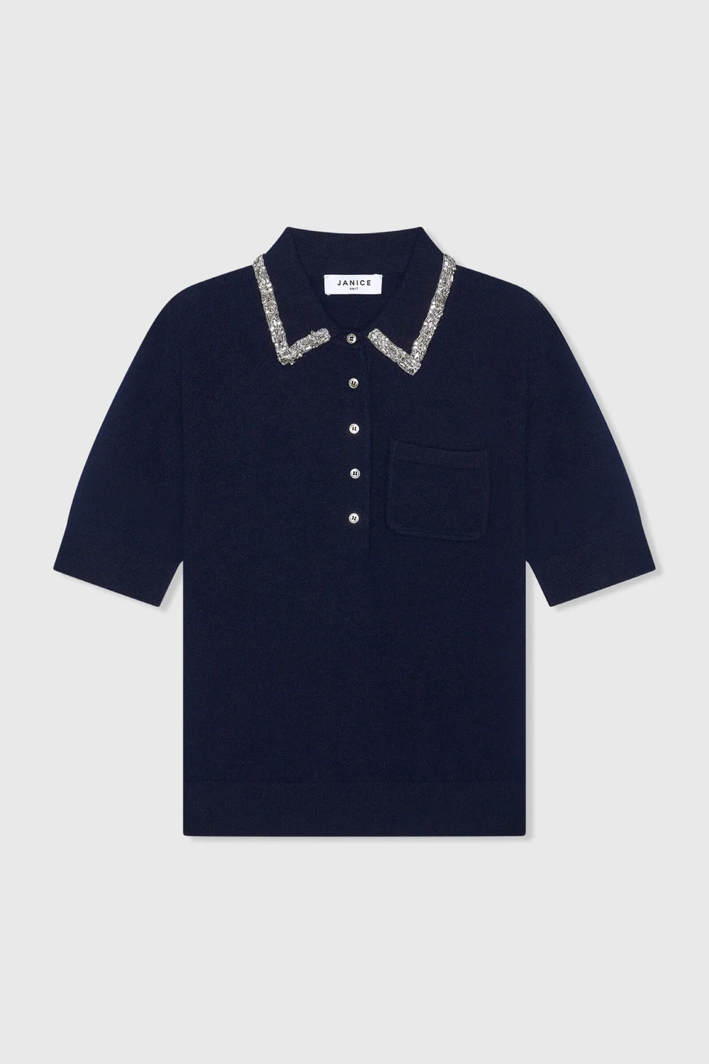 Rebel Donkerblauw Steentjes