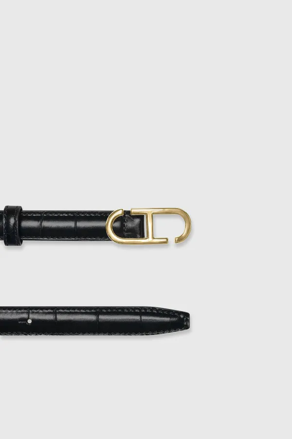 Trophy Schwarz-Gold-Croco