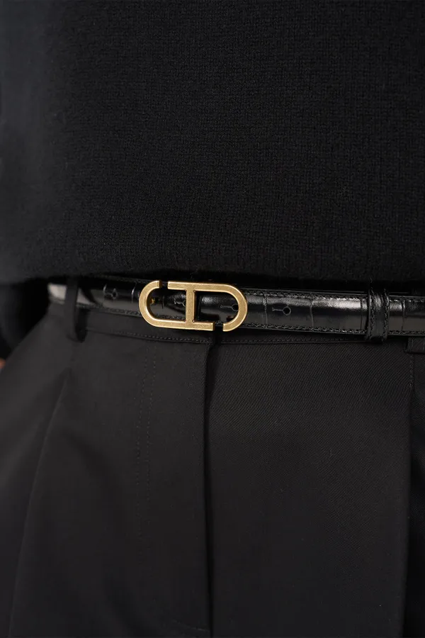 Trophy Zwart Brass Croco