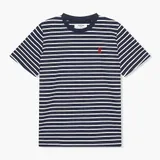 Rock Shirt Gestreept Donker Blauw