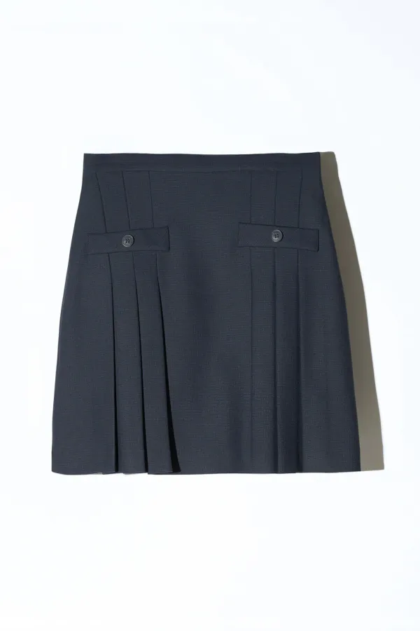 Rokje Plooien Blauw Ruit Saint