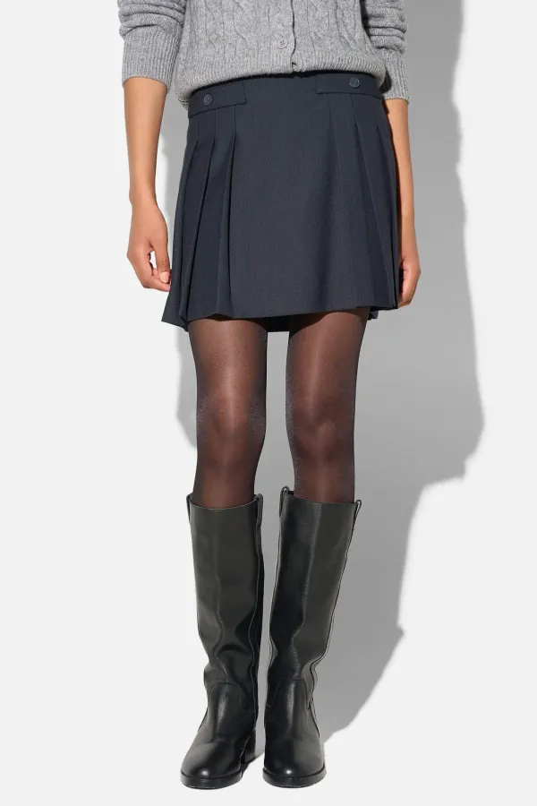 Rokje Plooien Blauw Ruit Saint