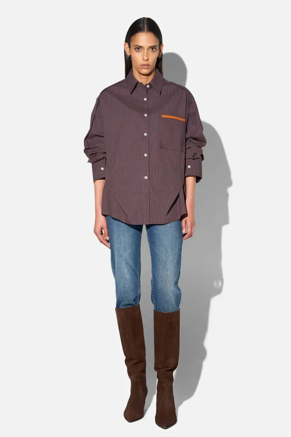 Ruiten Dames Blouse Katoen Oversized Phil Bruin