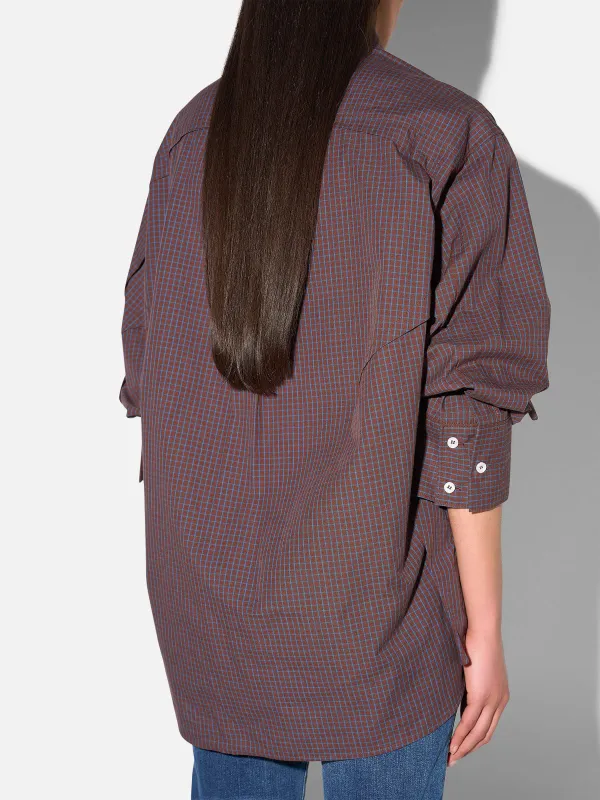 Ruiten Dames Blouse Katoen Oversized Phil Bruin