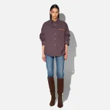 Ruiten Dames Blouse Katoen Oversized Phil Bruin