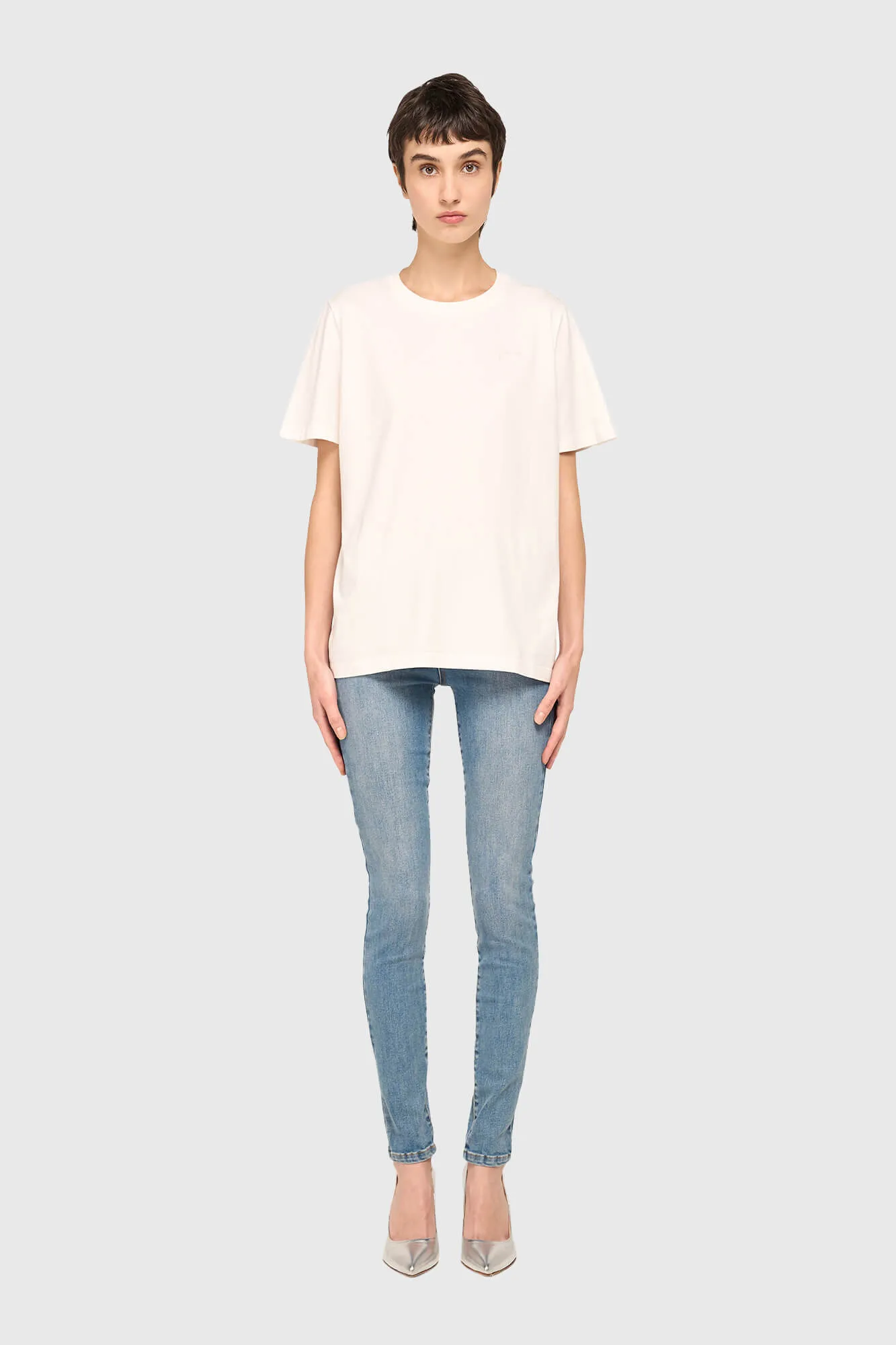 Wit Dames Shirt Rock White