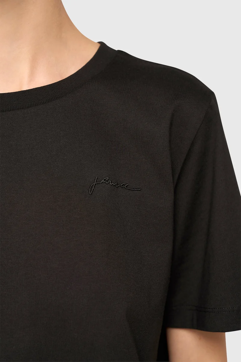 Schwarzes Damen-Shirt Rock Black