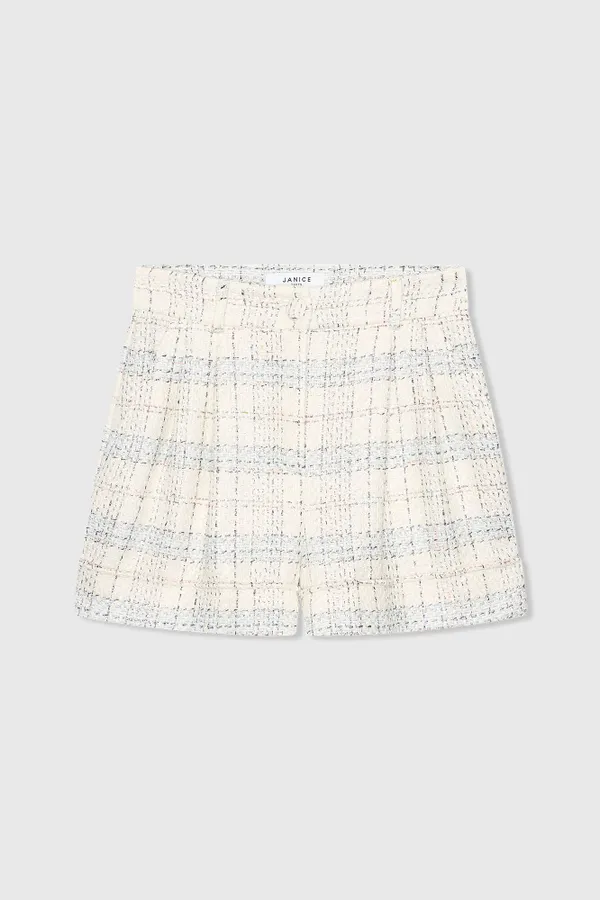 Arthur Shorts Off-White Metallic