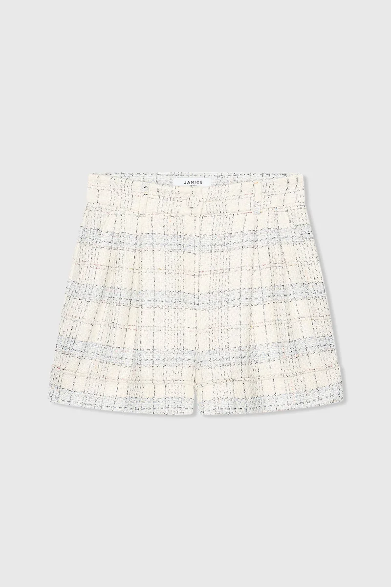 Arthur Shorts Off-White Metallic