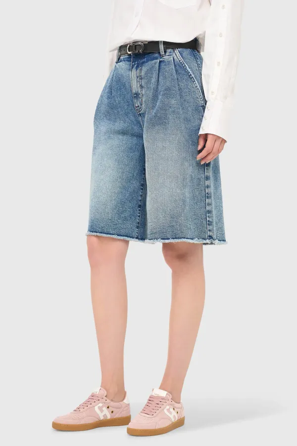 Jeansshorts für Damen, Dime Blau, Größe 379