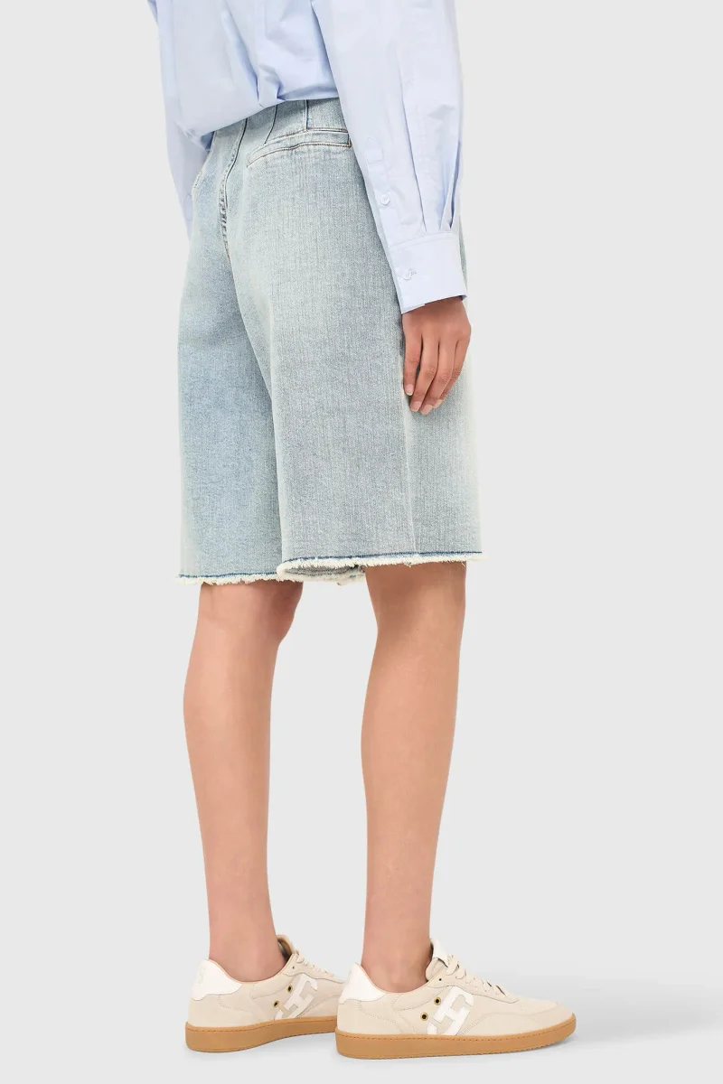 Women's Denim Shorts, Dime Blue, Size 565