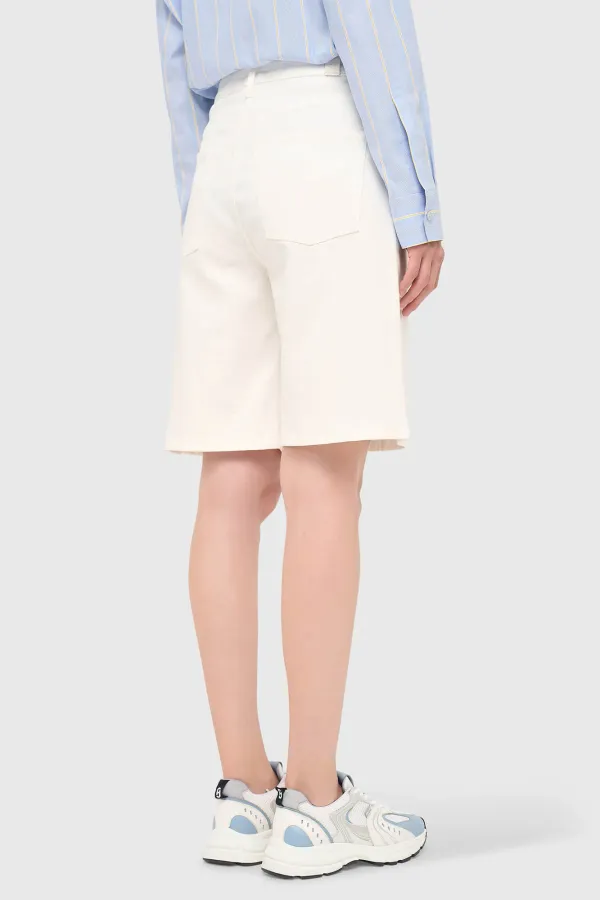 Damen-Jeansshorts aus Stretch-Denim, Bo White 183