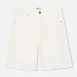 Short Denim Dames Stretch Bo White 183