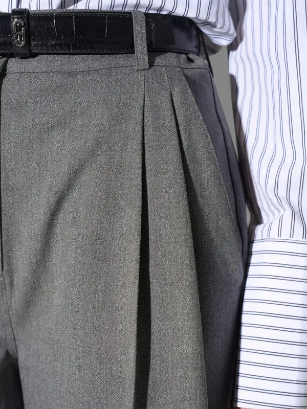 Shorts Broek Dames Rechte Pijp Grijs Dime